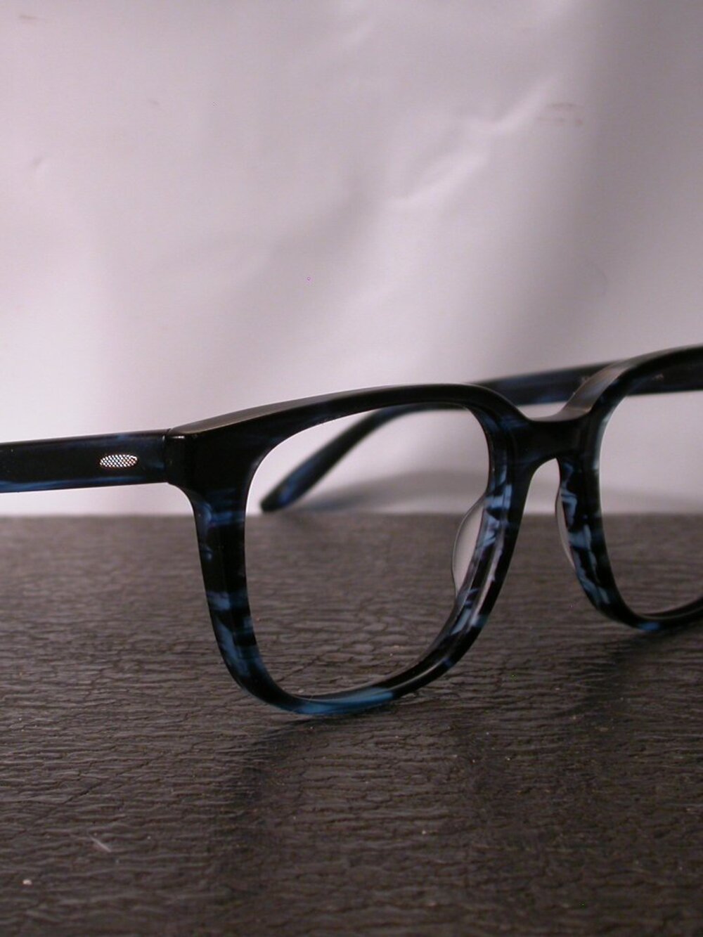 Barton Perreira Joe Blue Tortoise Stripe Eyeglasses Frames Made in Japan